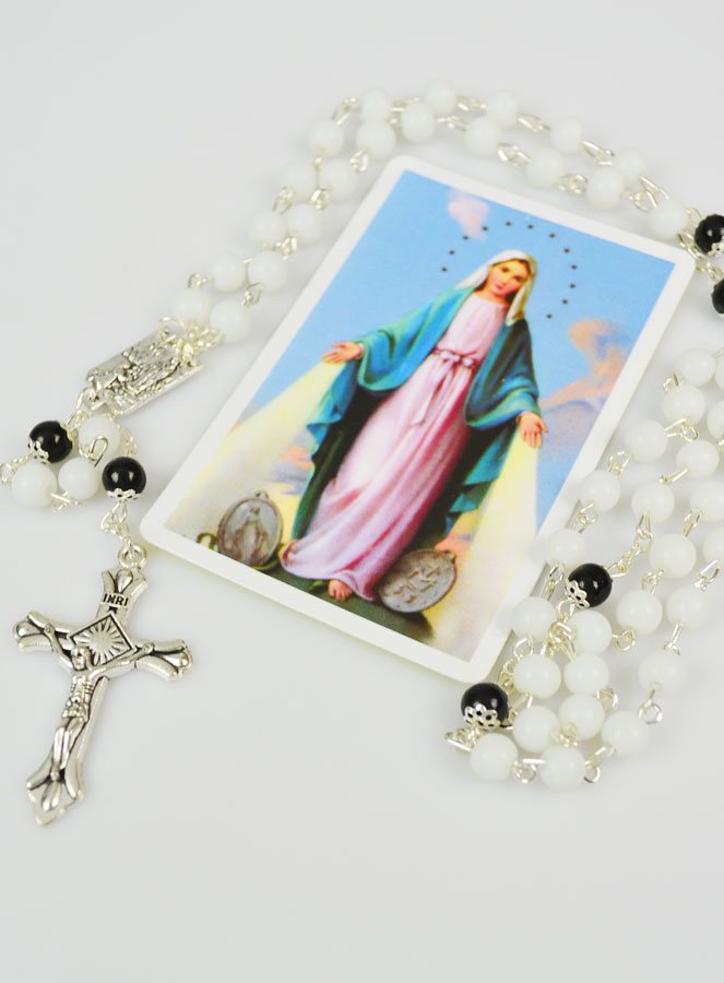 Chapelet Vierge Miraculeuse en Perles (pic 2)