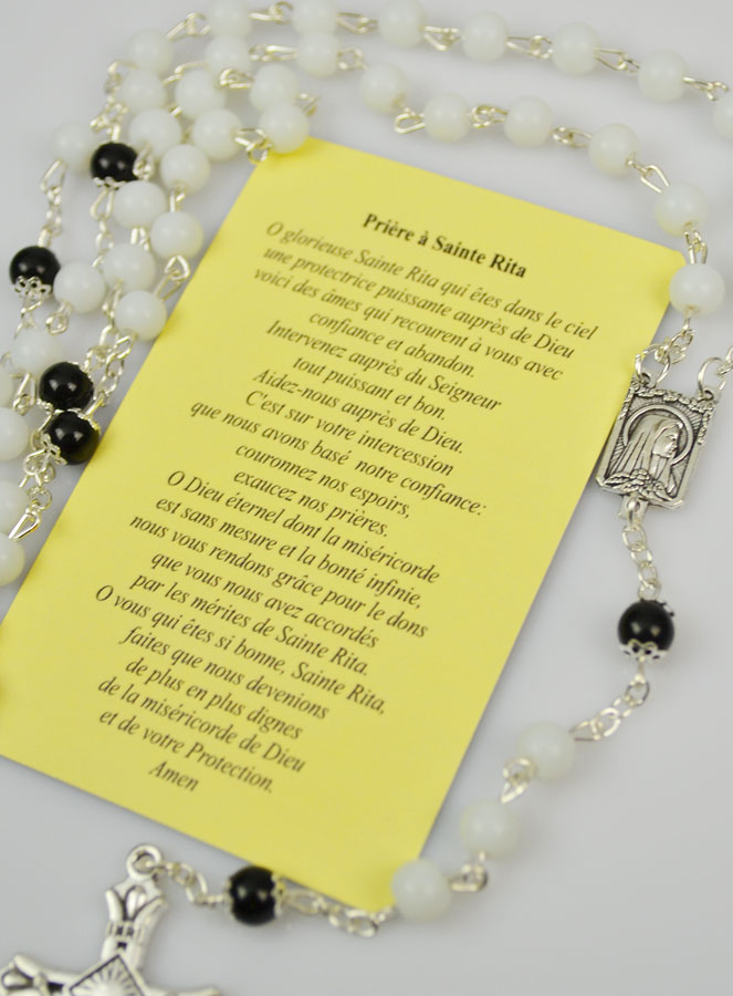 Chapelet Sainte Rita en Perles (pic 4)
