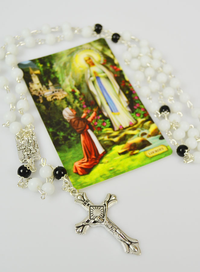 Chapelet Vierge de Lourdes en Perles (pic 3)