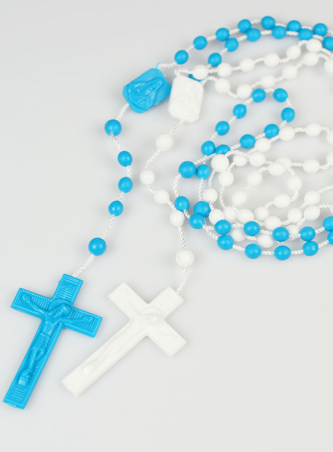 Lot Chapelet Bleu Chapelet Blanc (pic 2)