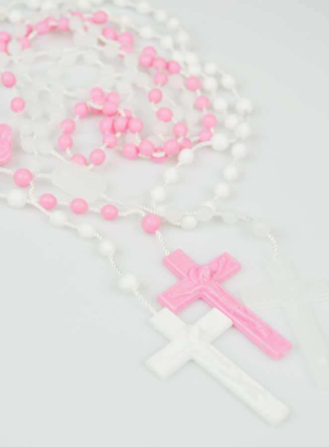 Lot Chapelet Fluo Chapelet Rose Chapelet Blanc (pic 4)