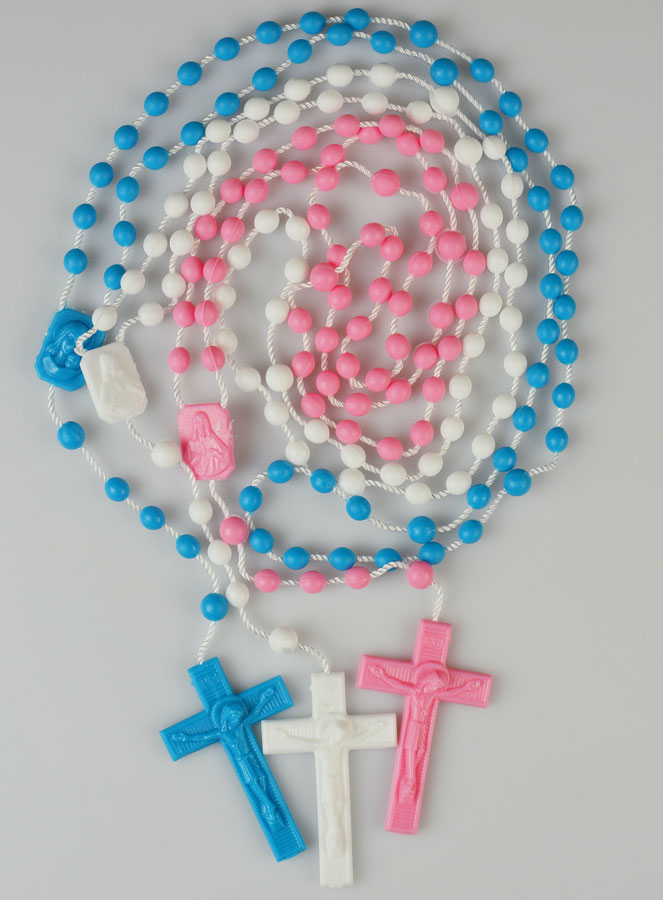 Chapelet par 3 : Blanc Rose Bleu (pic 1)