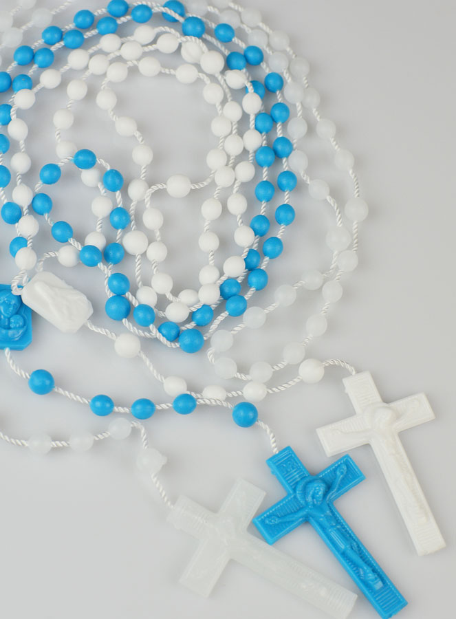 Chapelet par 3 : Fluo Blanc Bleu (pic 3)
