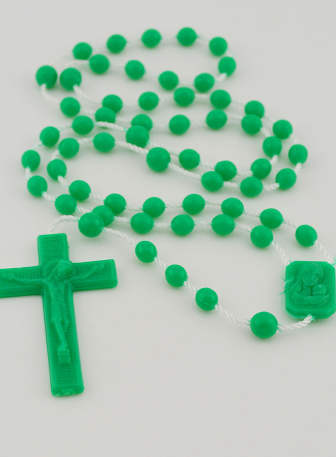 Chapelet Plastique Vert (pic 2)