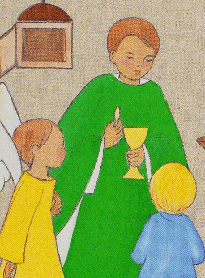 Carte de Communion Ange Jaune (pic 4)