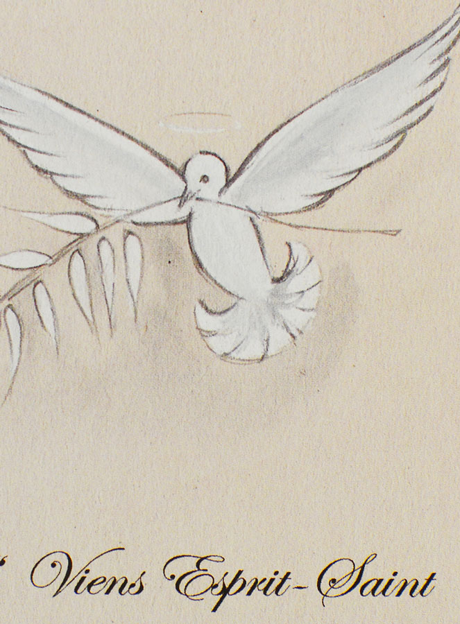 Carte de Baptême Colombe de l'Esprit Saint (pic 4)