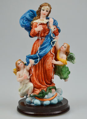 Statue Marie qui Défait les Noeuds - 13cm (pic 1)