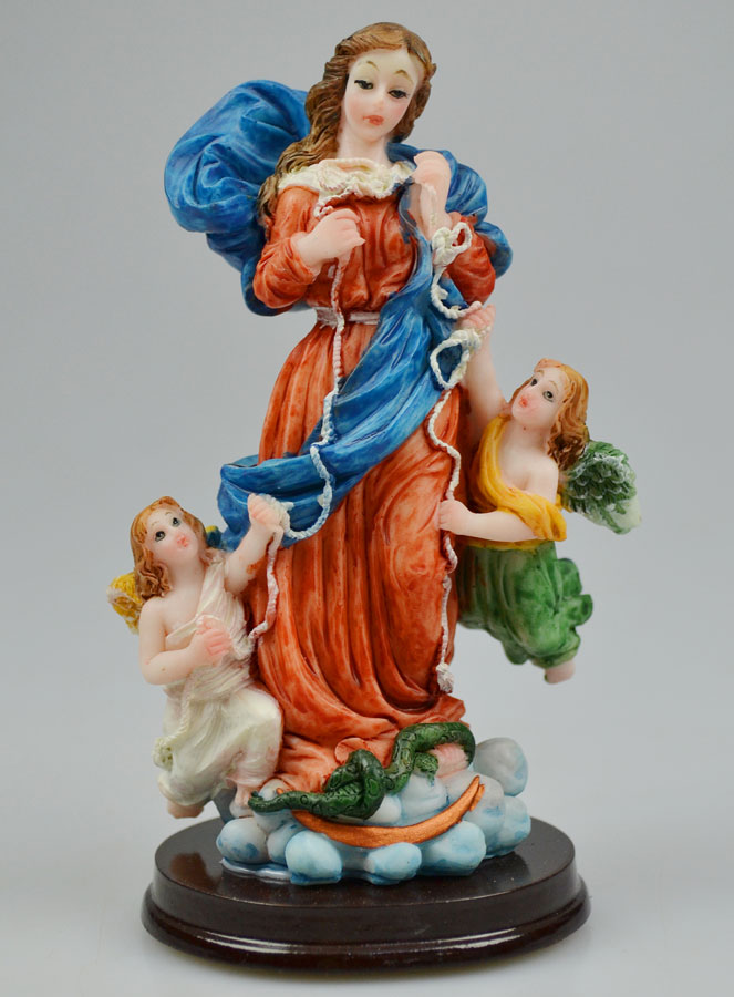 Statue Marie qui Défait les Noeuds - 13cm (pic 2)