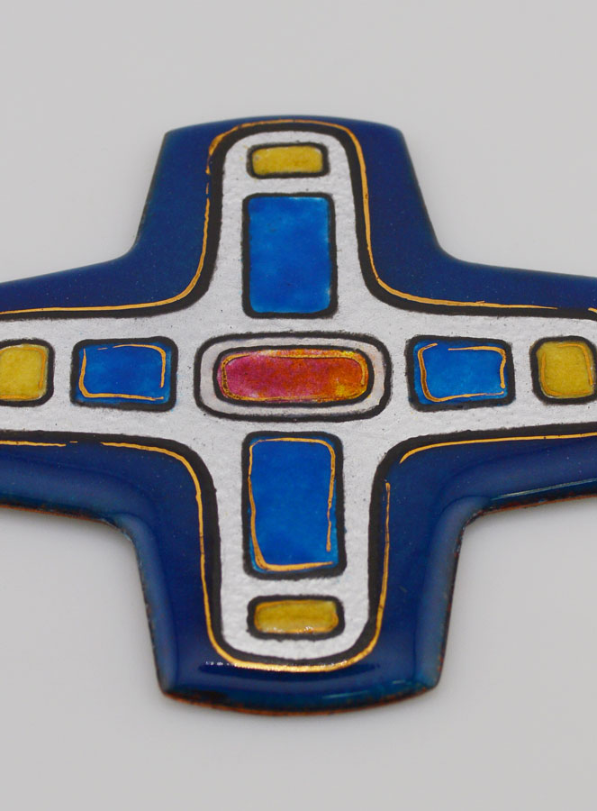 Croix Mosaique Carrée Emaux du Liban (pic 2)