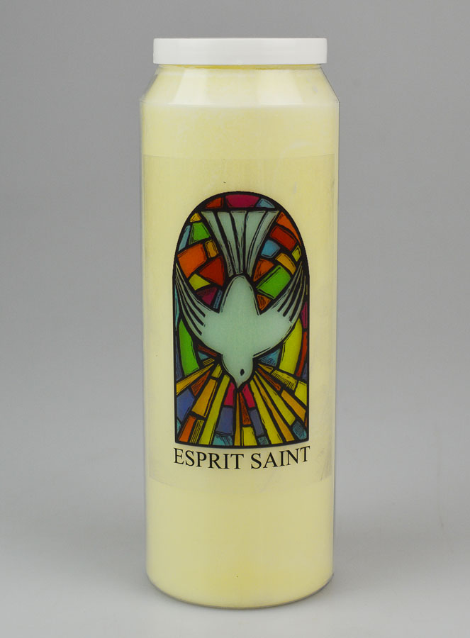 Bougie de Neuvaine Esprit Saint - 17.5cm (pic 1)