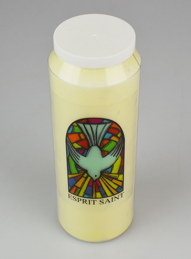 Bougie de Neuvaine Esprit Saint - 17.5cm (pic 2)