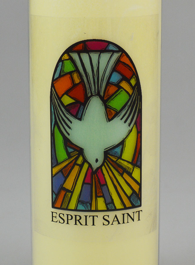 Bougie de Neuvaine Esprit Saint - 17.5cm (pic 3)