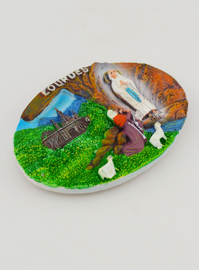 Magnet Souvenir Apparitions de Lourdes (pic 3)