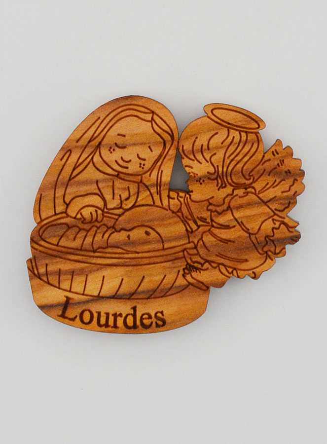 Plaque Auto Enfant Ange et Vierge Marie au Berceau (pic 1)