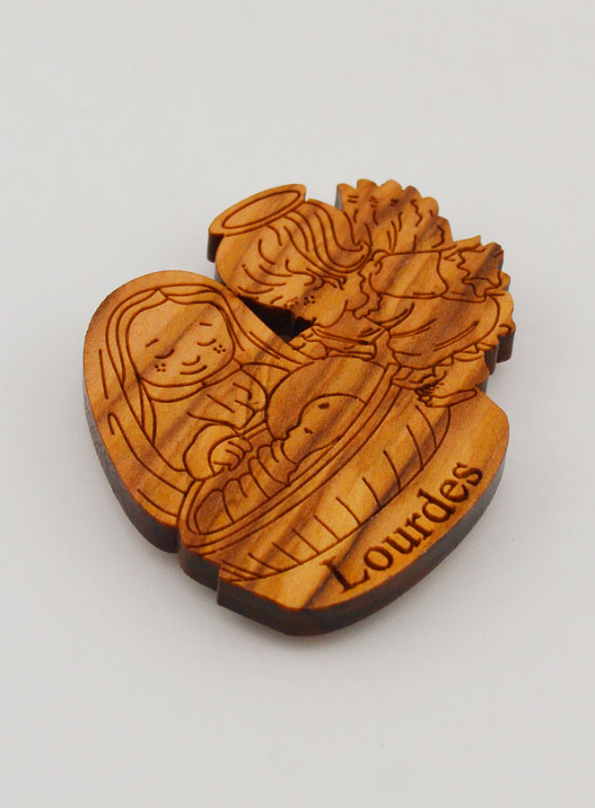 Plaque Auto Enfant Ange et Vierge Marie au Berceau (pic 3)