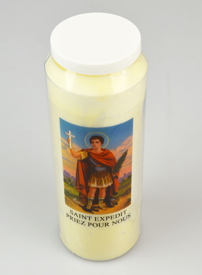 Bougie Neuvaine Saint Expedit - 17.5cm (pic 2)