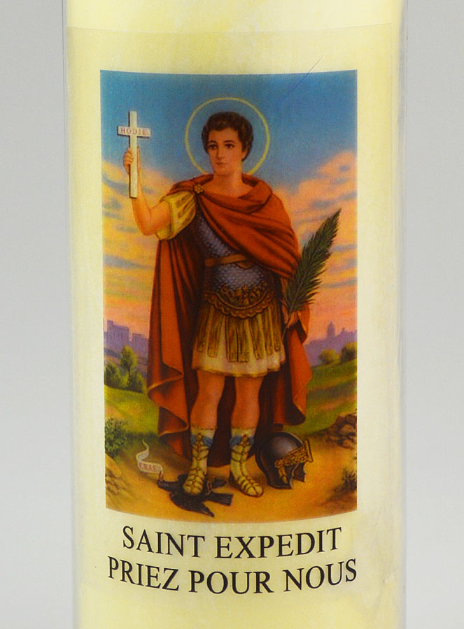 Bougie Neuvaine Saint Expedit - 17.5cm (pic 3)