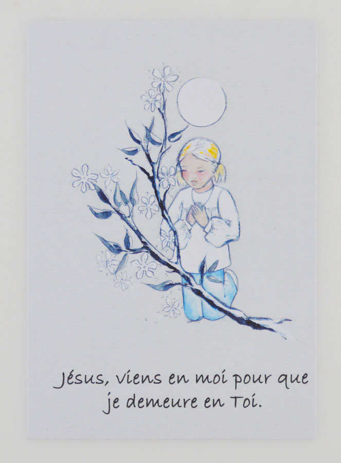 Carte de Communion Jésus Viens en Moi (pic 1)