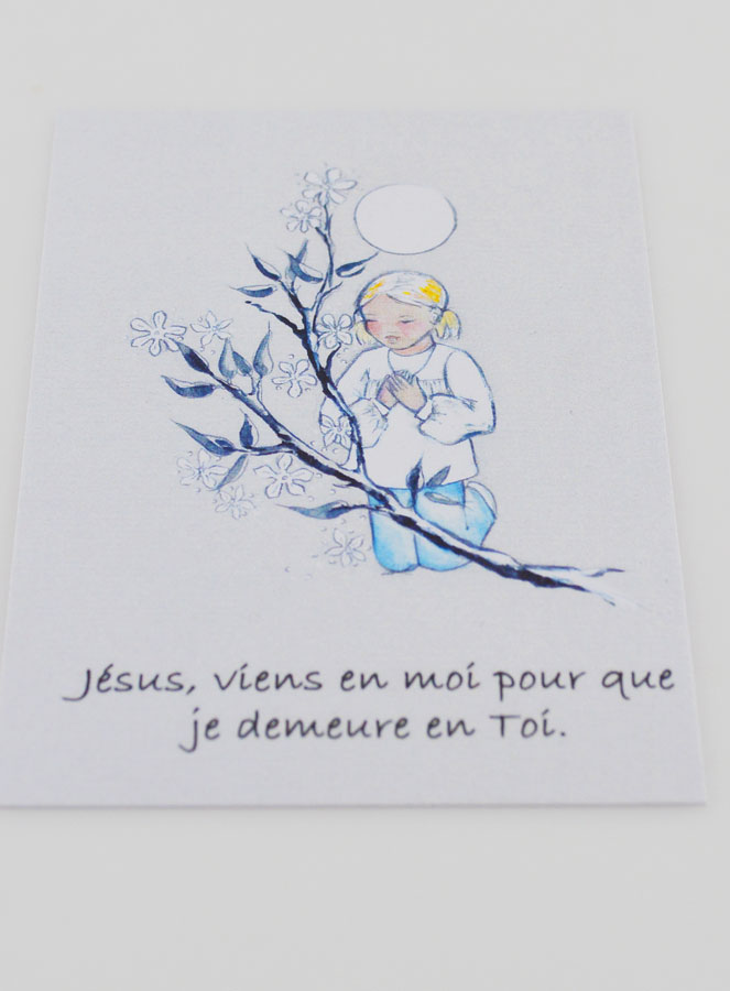 Carte de Communion Jésus Viens en Moi (pic 2)