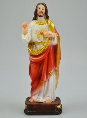 Statue Sacré Coeur de Jésus 13cm (pic 1)