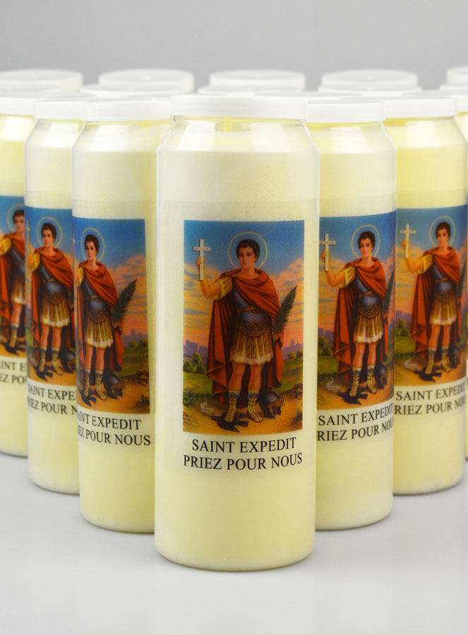 Lot de 20 Bougies de Neuvaine Saint Expédit (pic 3)