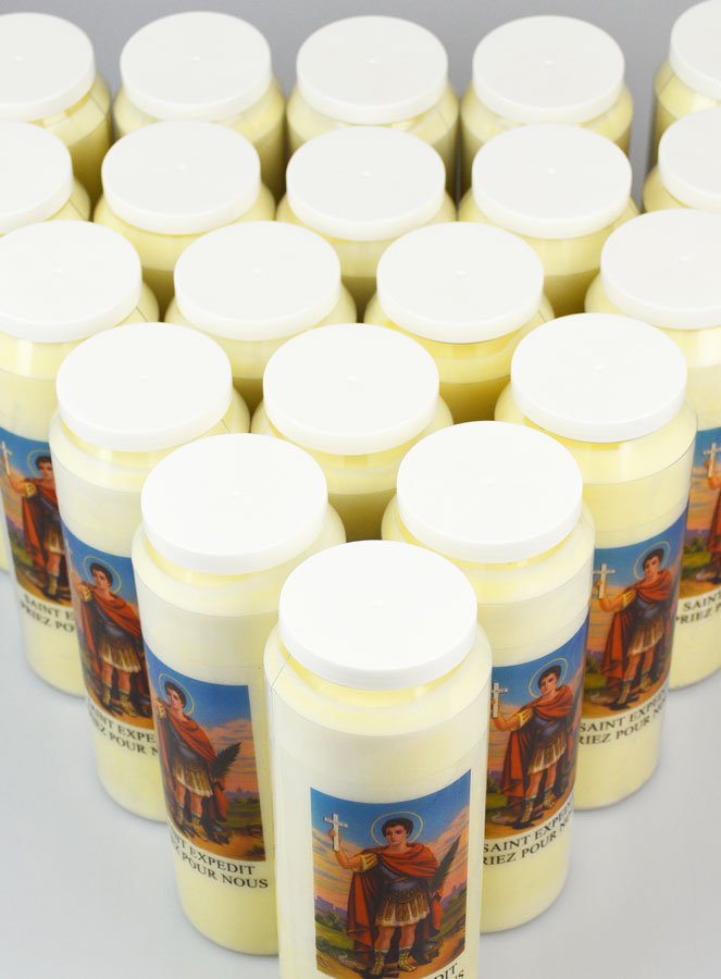 Lot de 20 Bougies de Neuvaine Saint Expédit (pic 4)