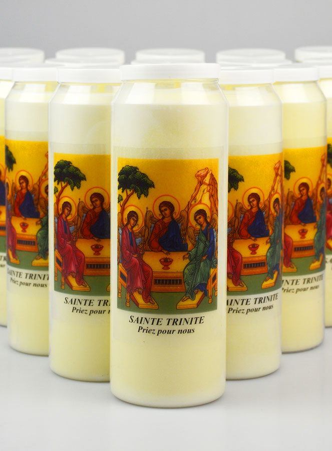 Lot de 20 Bougies de Neuvaine à la Sainte Trinité (pic 3)