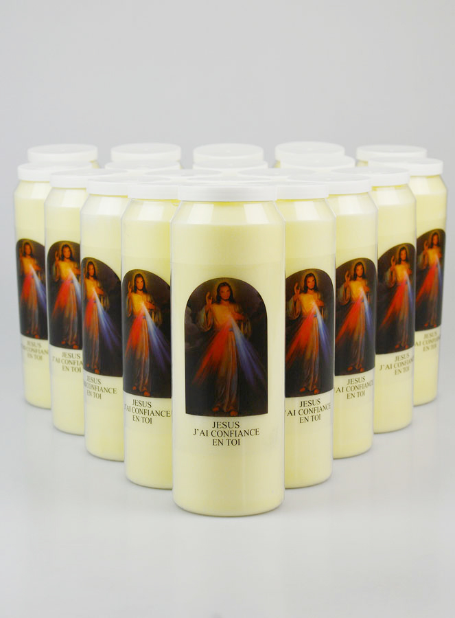 Lot de 20 Bougies Neuvaine Miséricorde Divine (pic 1)