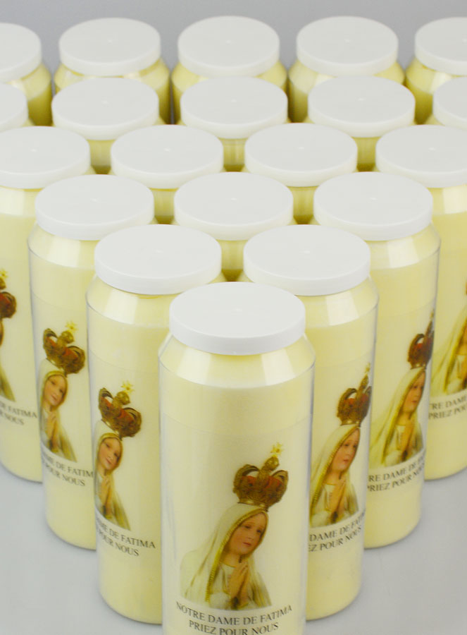 Lot de 20 Bougies de Neuvaine Notre Dame de Fatima (pic 4)