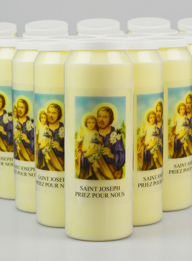 Lot de 20 Bougies de Neuvaine Saint Joseph (pic 3)