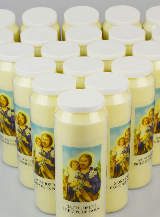 Lot de 20 Bougies de Neuvaine Saint Joseph (pic 4)
