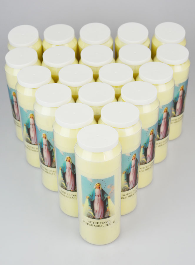 Lot de 20 Bougies de Neuvaine Vierge Miraculeuse (pic 2)