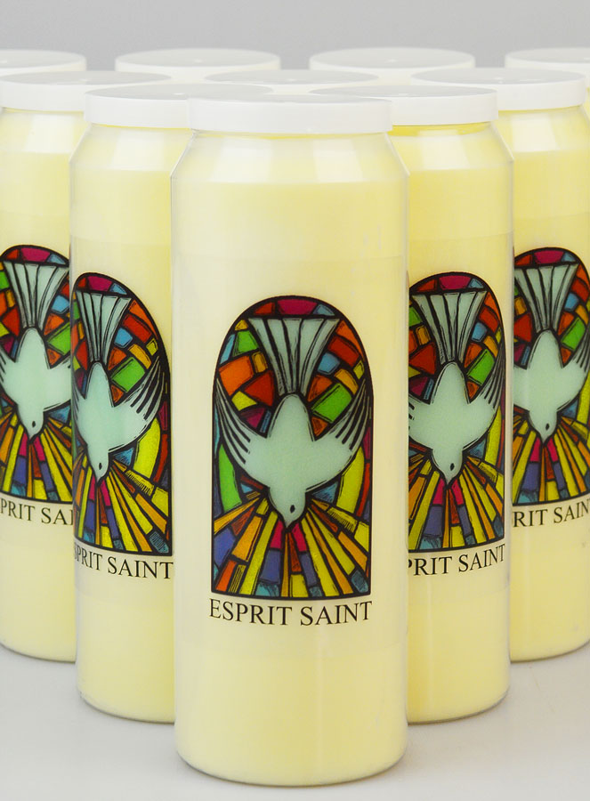 Lot de 10 Bougies de Neuvaine Esprit Saint (pic 3)