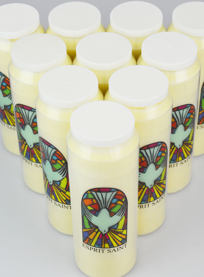 Lot de 10 Bougies de Neuvaine Esprit Saint (pic 4)