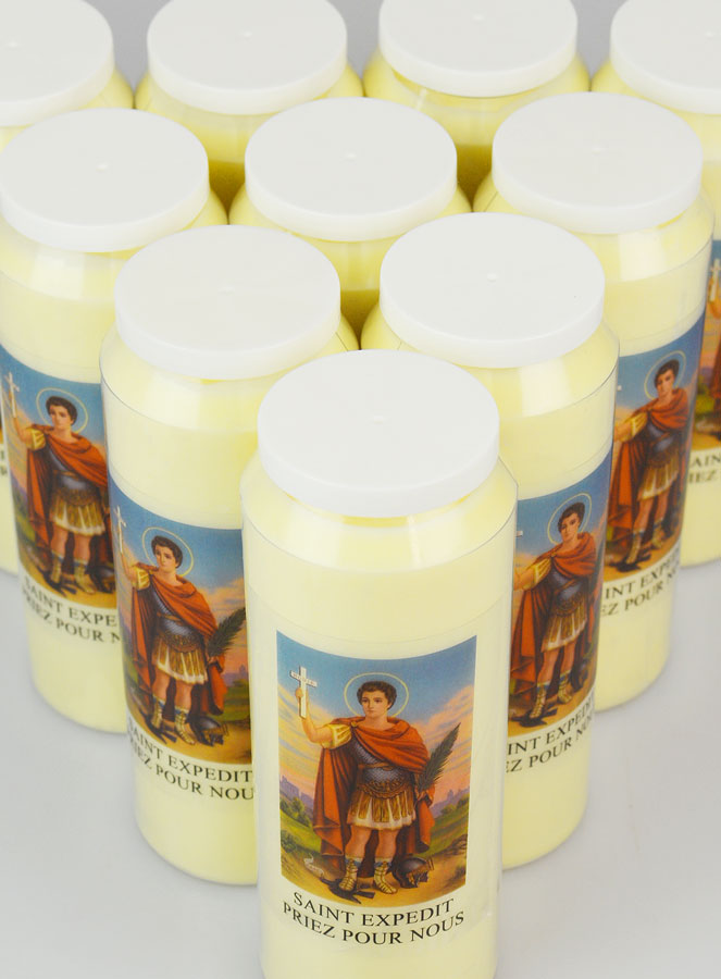 Lot de 10 Bougies de Neuvaine Saint Expedit (pic 4)