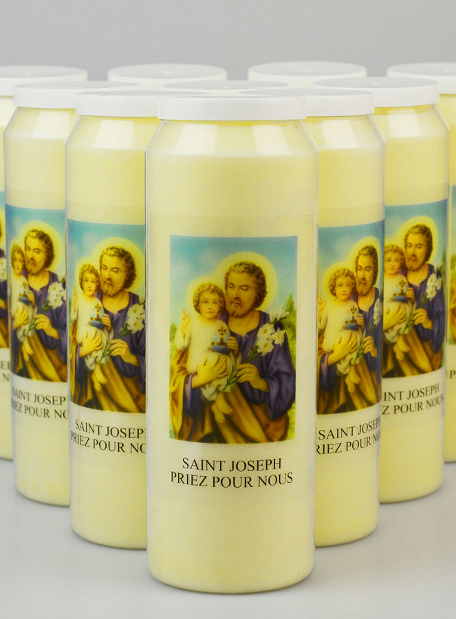 Lot de 10 Bougies de Neuvaine à Saint Joseph (pic 3)