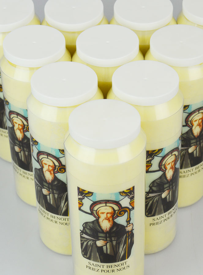 Lot de 10 Bougies de Neuvaine Saint Benoît (pic 4)