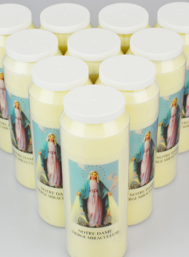 Lot de 10 Bougies de Neuvaine Vierge Miraculeuse (pic 4)