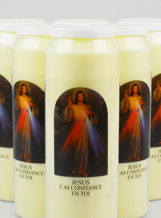 Lot de 6 Bougies Neuvaine à la Miséricorde de Jésus-Christ (pic 3)
