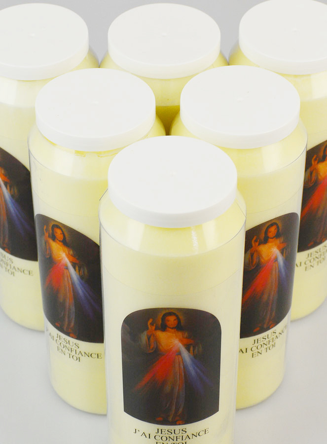 Lot de 6 Bougies Neuvaine à la Miséricorde de Jésus-Christ (pic 4)