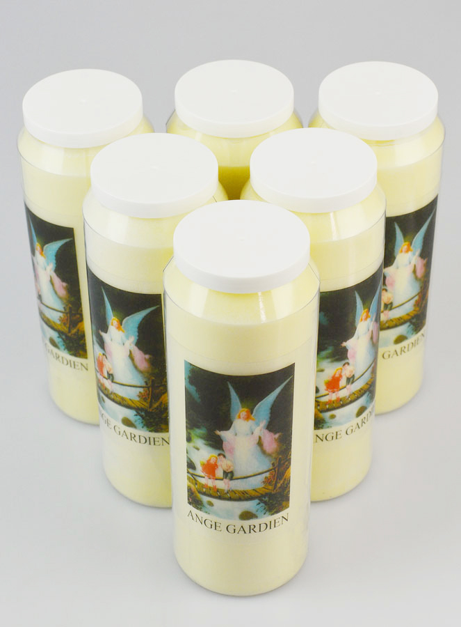 Lot de 6 Bougies de Neuvaine Ange-Gardien (pic 2)