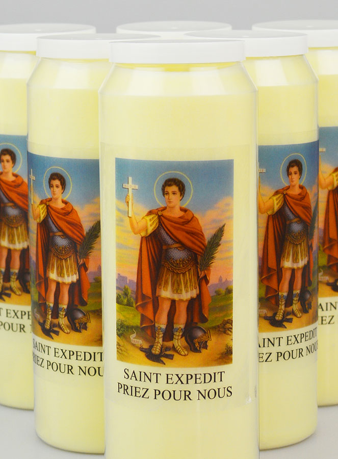 Lot de 6 Bougies de Neuvaine Saint Expédit (pic 3)