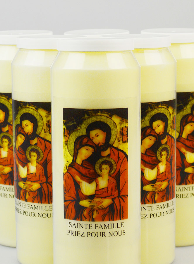 Lot de 6 Bougies de Neuvaine à la Sainte Famille (pic 3)