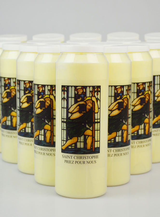 Lot de 20 Bougies de Neuvaine à Saint Christophe (pic 3)