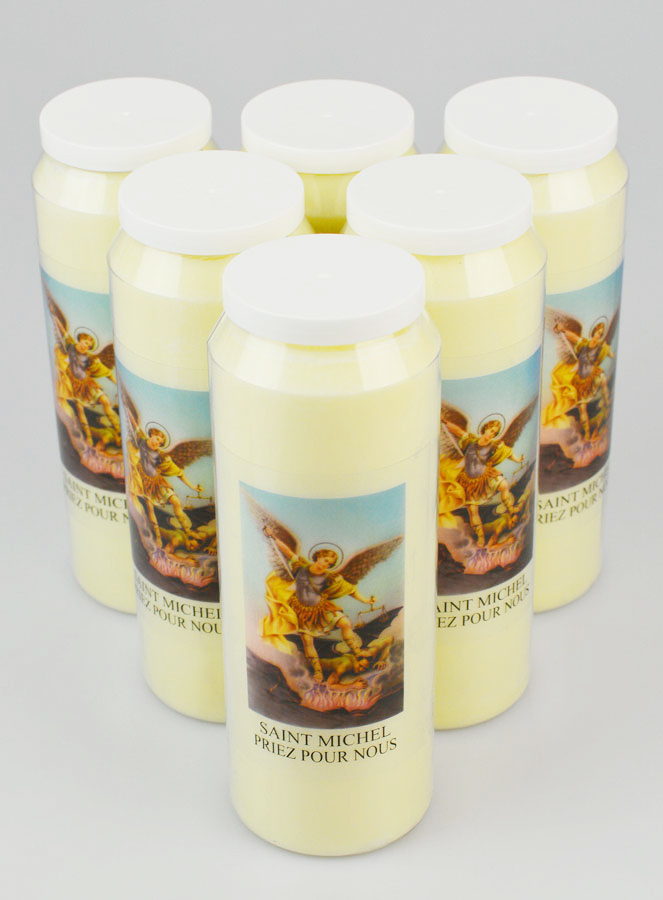 Lot de 6 Bougies de Neuvaine Saint Michel (pic 2)