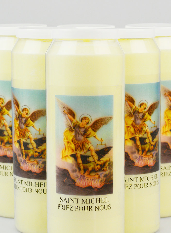 Lot de 6 Bougies de Neuvaine Saint Michel (pic 3)