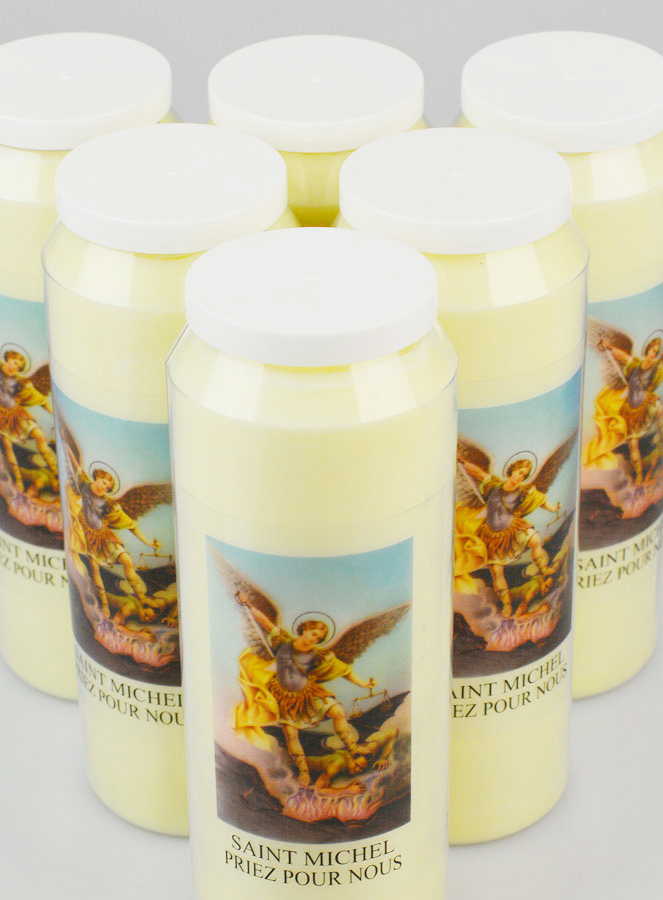 Lot de 6 Bougies de Neuvaine Saint Michel (pic 4)
