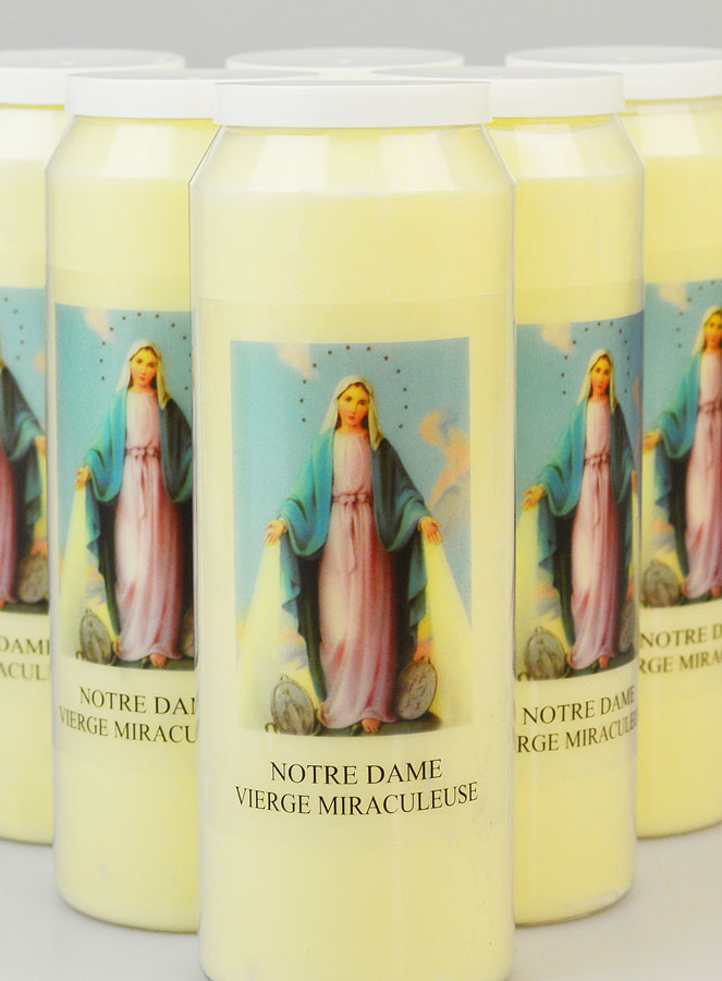 Lot de 6 Bougies de Neuvaine Vierge Miraculeuse (pic 3)