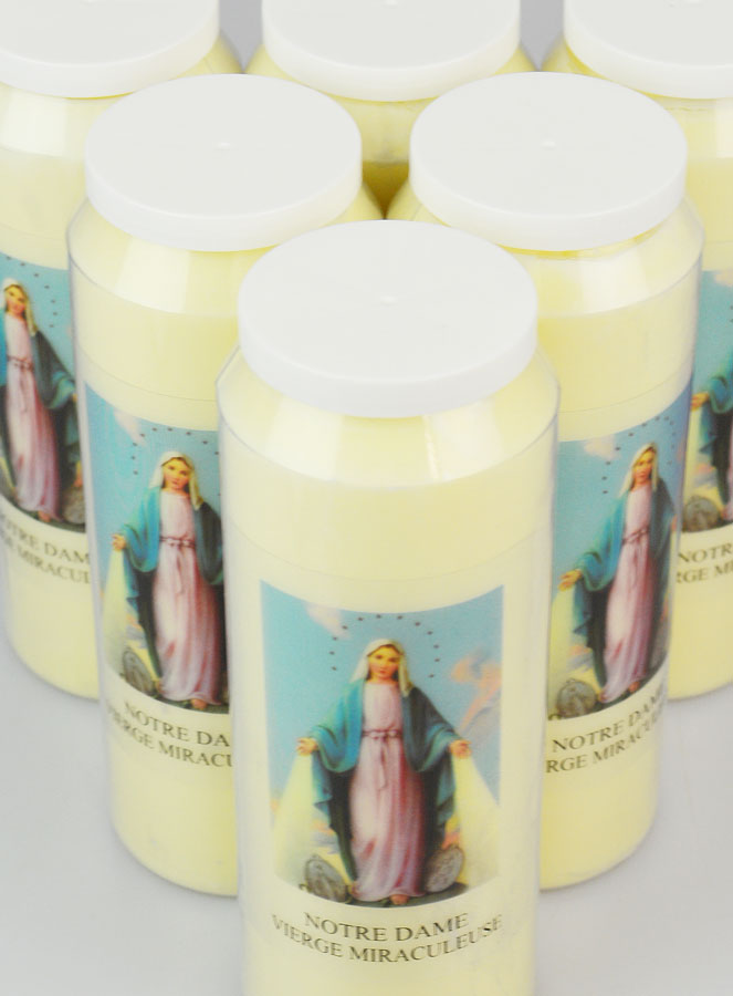 Lot de 6 Bougies de Neuvaine Vierge Miraculeuse (pic 4)