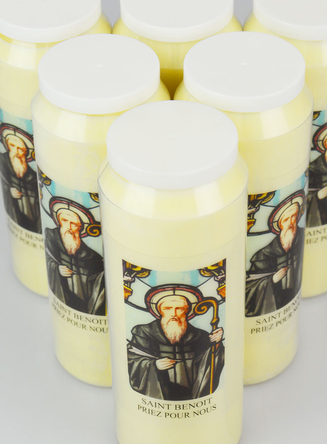 Lot de 6 Bougies de Neuvaine Saint Benoît (pic 4)